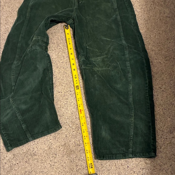 Free People Olive Green Wide Leg Pants - Picture 7 of 10